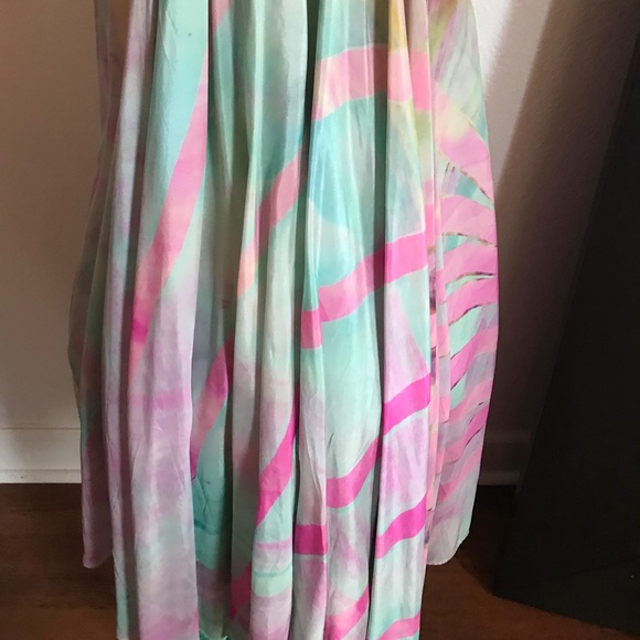 Anthropologie Multicolor Long Dress (used it once) - Picture 5 of 5